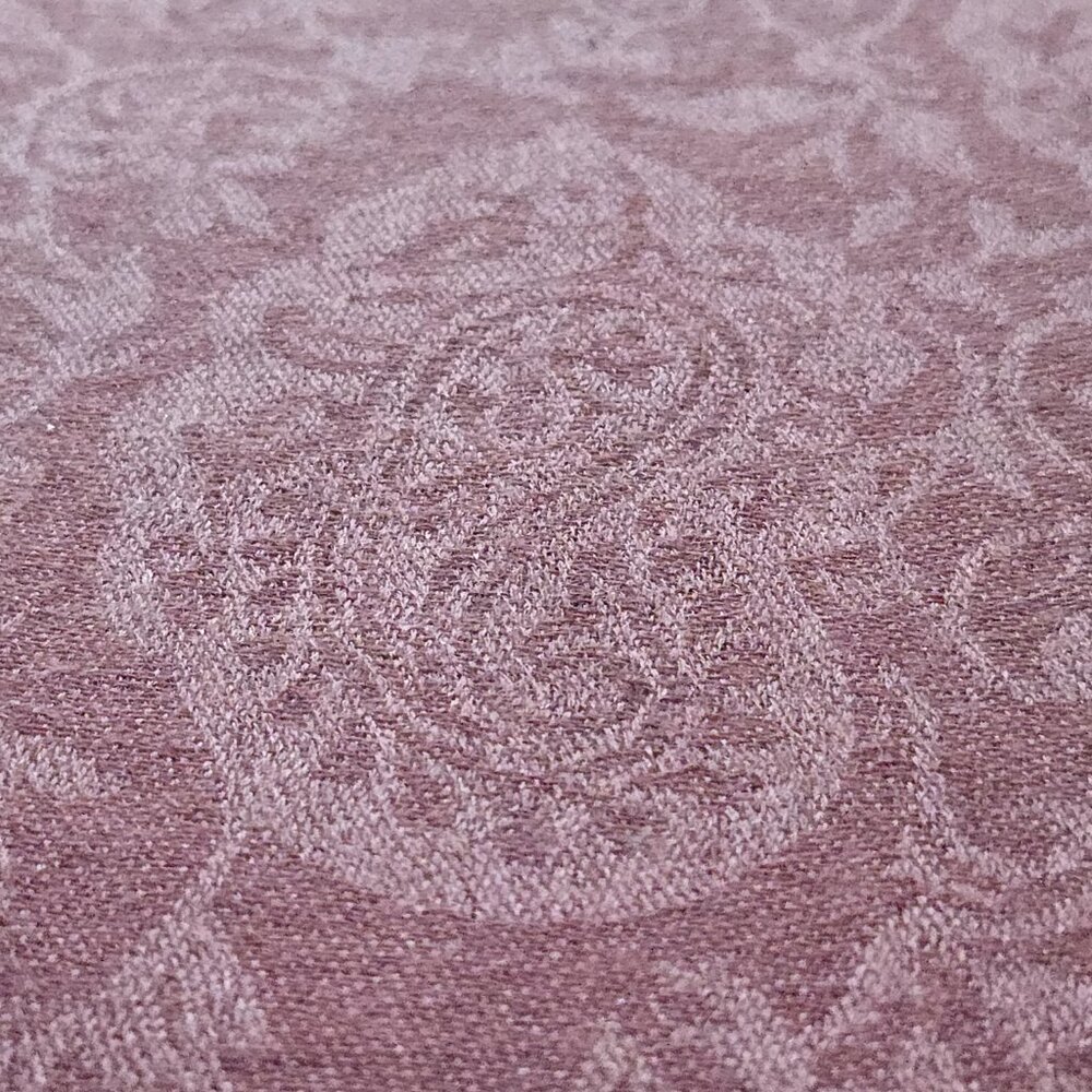NWOT Cashmere Jacquard Lightweight Scarf Milk Chocolate - Picture 6 of 10